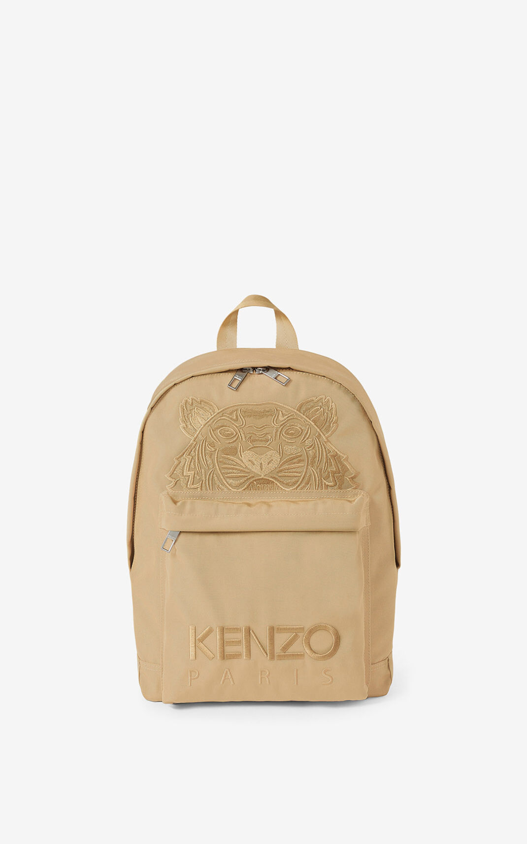 Kenzo Lona Kampus Tiger Mochila Hombre Beige | 6725948-HF